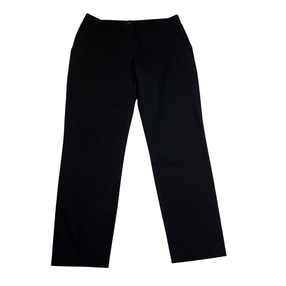 Theory Midrise Thaniel Approach Crop Straight Leg Pants Size 6 Minimalist Office